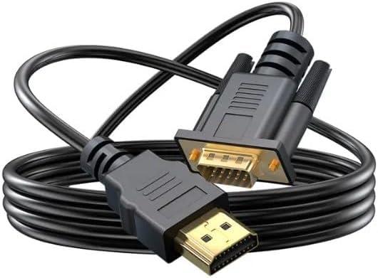 HDMI VGA 変換ケーブル 単方向ケーブル 720P 1080P 対応 金メッキ パソコン PC プロジェクター モニター HDMI(映像出力機) VGA(ディスプレイ) オス-オス