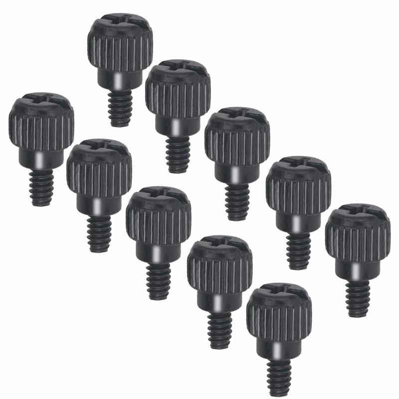 10 xコンピューターケース親指ネジ(6-32スレッド)pcコンピューターケースファスナーカバー/電源/pciスロット/ハードドライブ用の親指ネジ