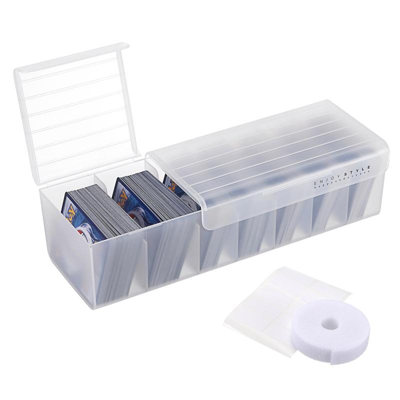 Sumnacon カード収納ケース ゲームカード分類ボックス カードゲームのコレクション 大容量カード収納 カード仕切り 仕切りケース ホワイト