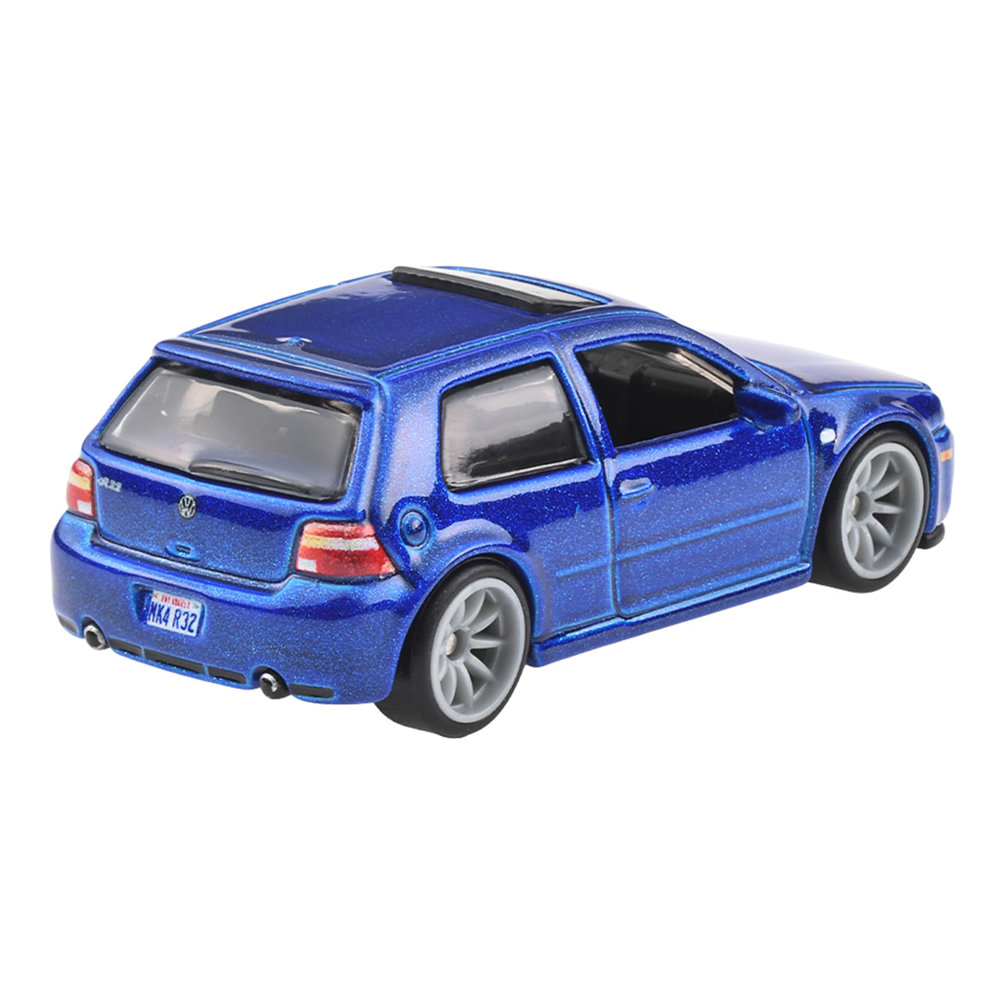 ホットウィール(Hot Wheels) プレミアム2パック 2004 フォルクスワーゲン ゴルフ R32 / フォルクスワーゲン ゴルフ MK7 乗り物おもちゃ ミニカー 3歳から ブルー JHW49