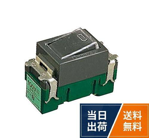 カラー:グレー。定格:15A 100V AC。ネーム付き。発売日:1993年3月21日パナソニック(Panasonic) 埋込ほたるスイッチB 片切 ネーム付 グレー WN5051H