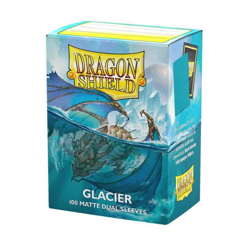 ドラゴンシールド(Dragon Shield) マットデュアルスリーブ 標準サイズ グレイシャー 100枚 AT-15031