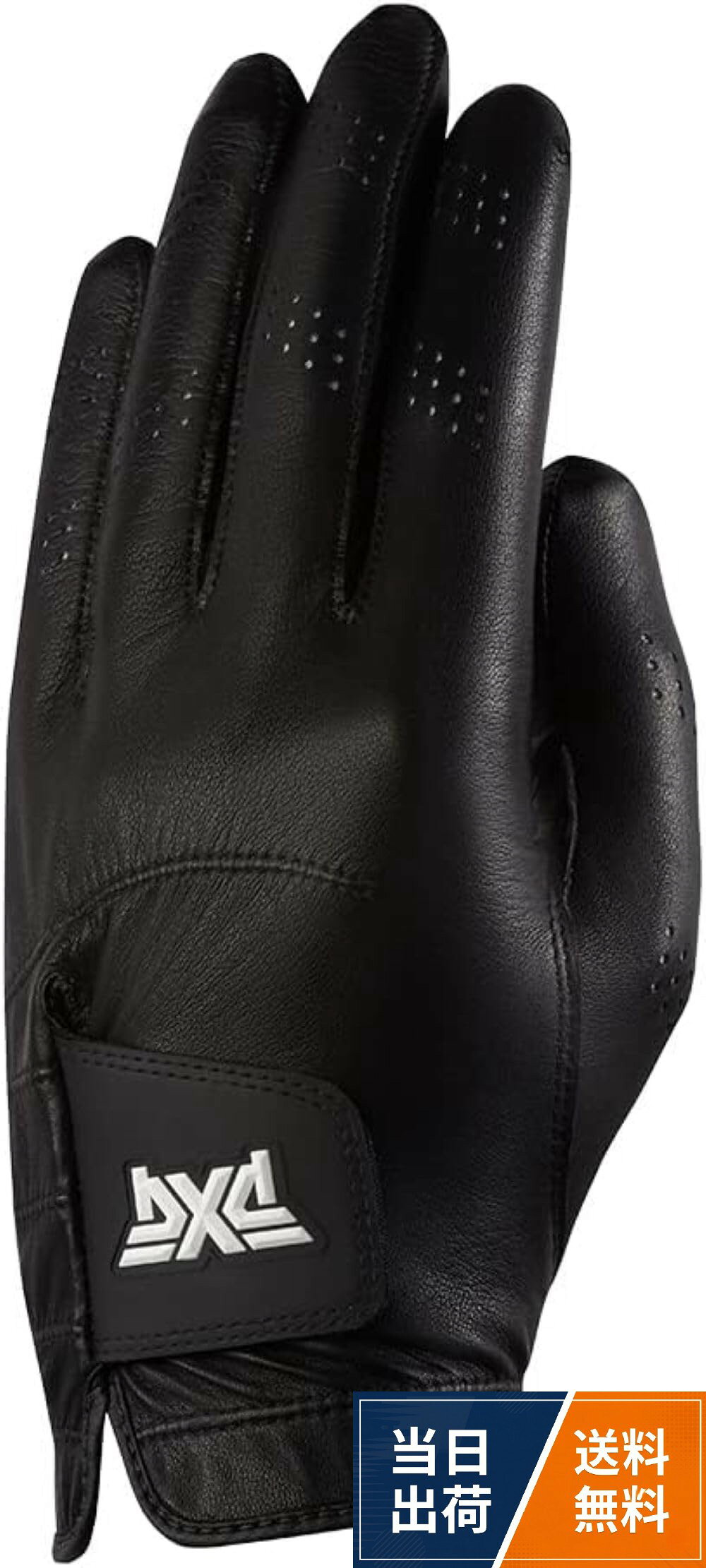 サイズ：L　21cm。100％AAAカブレッタレザー。綿製リストバンドピーエックスジー(PXG) Women's LH Players Glove 女性用 ゴルフグローブ 左手用 G4-652011019LHLW-BLK ブラック L / Large