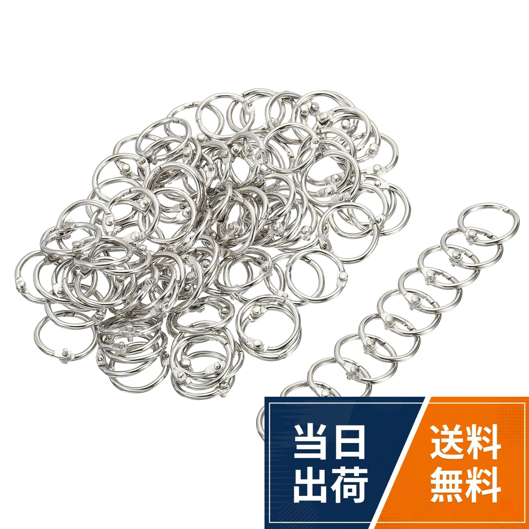 カラー: シルバートーン; ワイヤー直径: 2mm ; リング外径: 20mm; パッケージ内容: 100 x バインダーリング。利点: ブックリングは金属鉄製で、滑らかで軽量、防錆、色あせせず、頑丈、再利用可能、開閉が簡単です。ルーズリーフのページを自由に仕分けと製本できるタイトな留め具デザインで、使いやすさも抜群です。。説明書: 留め具を開いてクリップを半分に割って、フープを段ボールや小物の穴に滑り込ませ、留め具をしっかりと締めます。。応用: ルーズリーフ リングは、ルーズリーフ カードストックの製本を容易にし、ルーズリーフ カード、メニュー、アルバム ページ、スクラッチ ペーパーなどを一緒に固定して、簡単にめくったり読んだりすることができます。バインダーは小物の収納リングとしても使え、大切なものの紛失を防ぎます。。注意: 必要に応じて適切なサイズを選択してください。PATIKIL 20mm直径 バインダーリング 100個入り 取り外し可能 金属製ブックルーズリーフリング ホーム オフィス インデックス キュー リビジョン カード用 シルバートーン / モダン