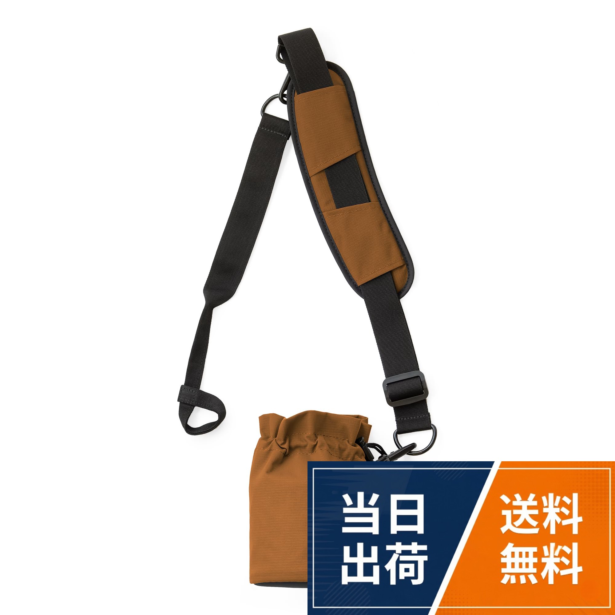 三脚バッグと三脚ストラップの長所を併せ持つ三脚アクセサリKANI 三脚アクセサリ Tripod Pochette 縮長65～90cm対応 各種三脚対応可能 汎用仕様 ショルダーベルト長さ調節可能 ショルダーベルト着脱可能 ナイロン製 / 三脚ポシェット