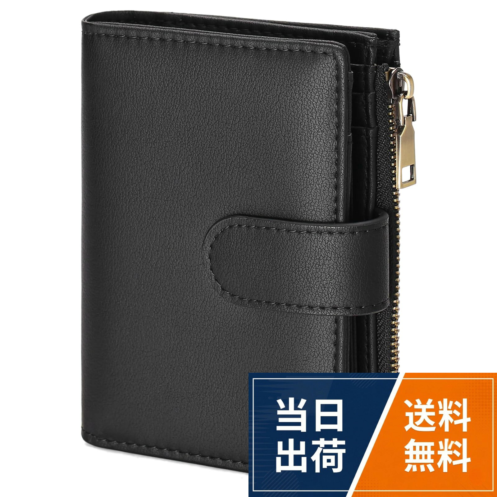 【送料無料】[RNIEGA] 財布 レディース 大容量 本革 軽量 折りたたみ財布 小銭入れ カードケース コンパクト RFID&ス…