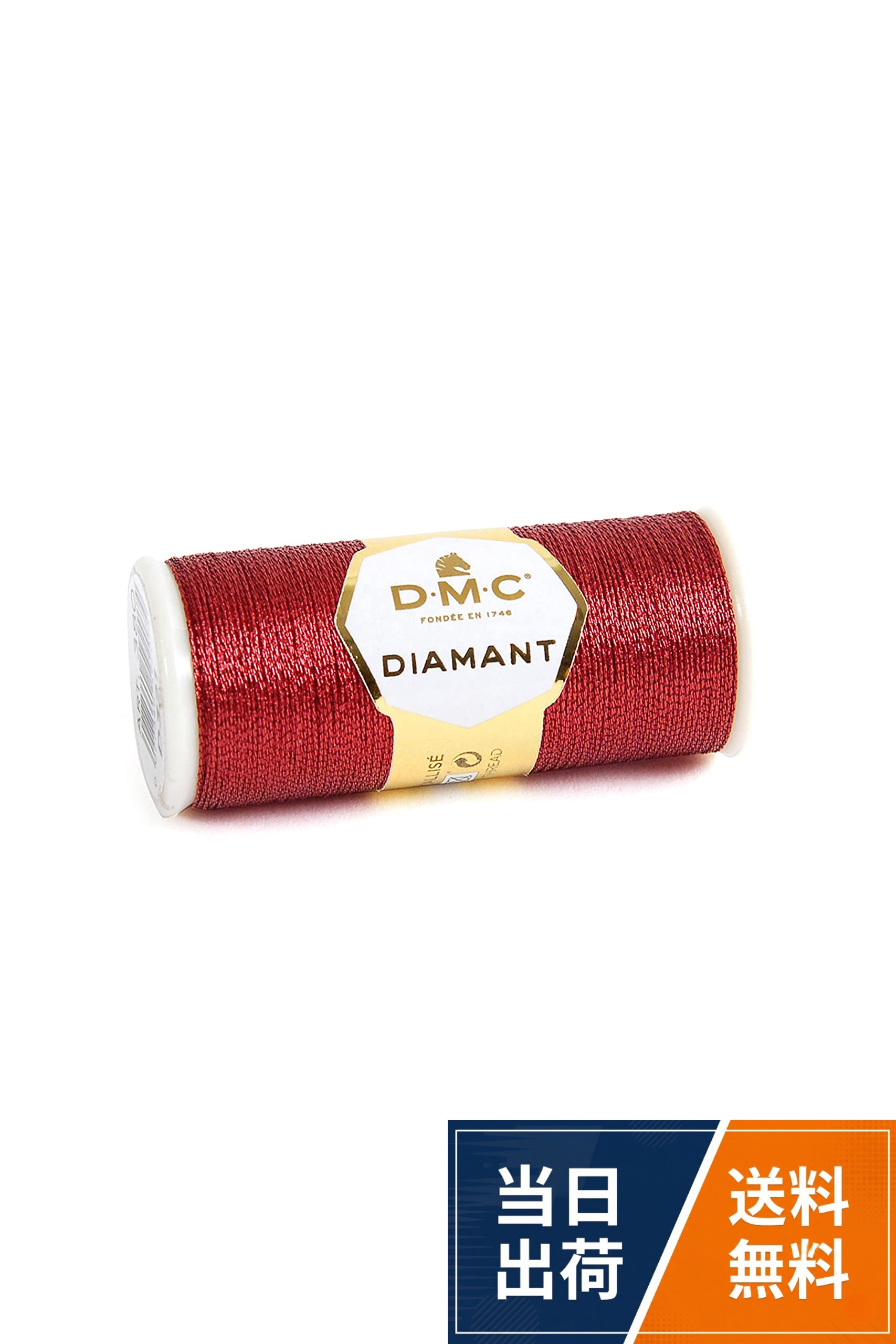 本体サイズ :35m巻DMC ディアマント メタリック刺しゅう糸 35m巻 レッド DMC380-D321 / 1巻