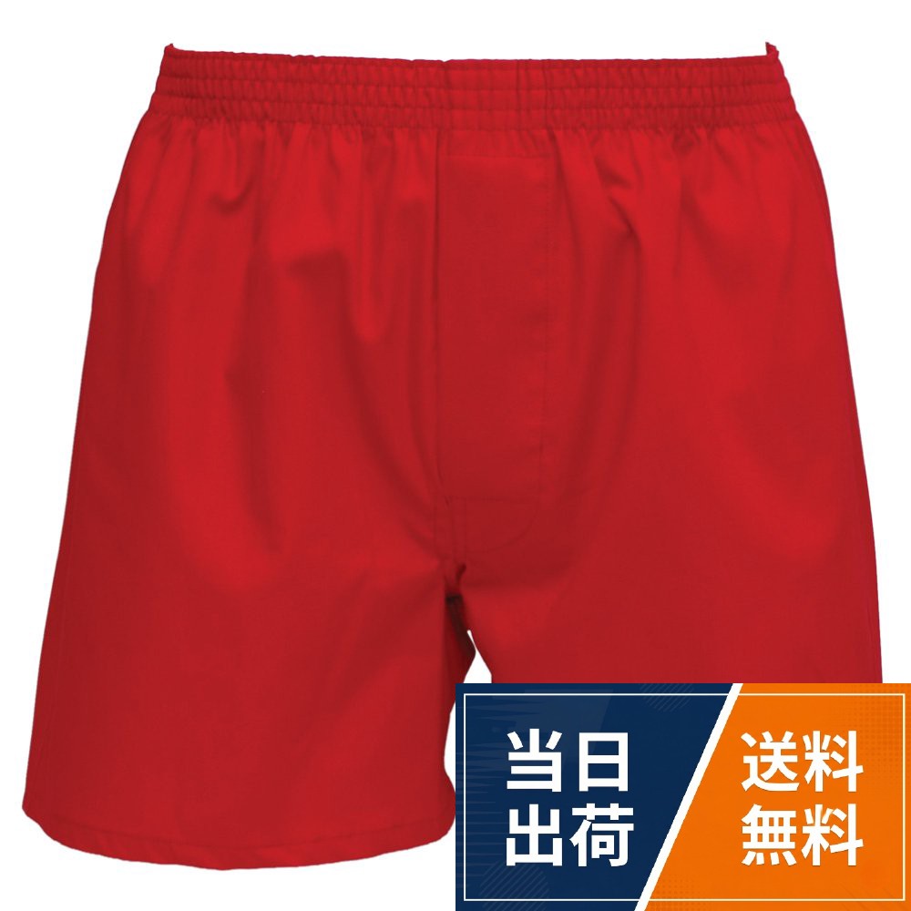 サイズ(範囲表示）：ウエスト(胴囲）M:76～84cm/ L:84～94cm/ XL(LL):94～104cm/ 2XL(3L):98～108cm/ 3XL(4L):104～114cm。素材.原産国/ 綿100％.日本製。特長1/ ウエストはソフトな裏打ちゴムを仕様しています。。特長2/赤い肌着は丹田を刺激すると言われています。。特長3/安心の品質日本製です。。特長3/前開き、ボタン付き仕様です。紳士 赤いトランクス 綿100％ 日本製 M.L.LL.3L.4L
