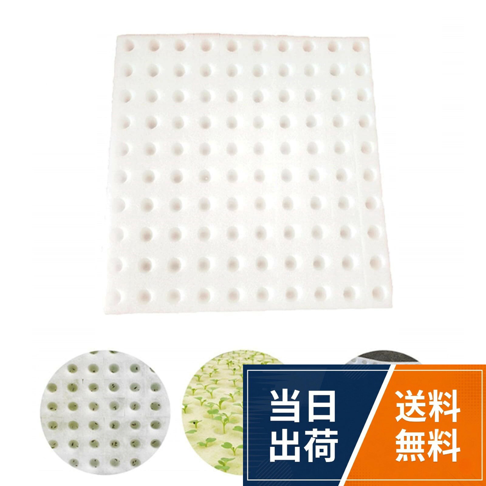 【🌱高品質の素材🌱】これらのスポンジは高品質の素材で作られており、安全に使用できます。無土壌栽培に最適な機器で、使いやすいです。屋内ガーデンの水耕栽培や野菜の栽培に最適です。。【🌱パッケージ内容🌱】 水耕栽培スポンジは、ご家庭での水耕栽培に最適なアイテムです。1枚あたり100ピースにカットされており、手軽に種まきができ、成長が早く楽しめるため、初心者からプロまで幅広くご使用いただけます。小さなスペースでも新鮮な野菜やハーブを育てることができ、毎日の食卓に彩りを添えます。。【🌿使いやすさ抜群🌿】 各スポンジにはあらかじめ切り込みが入っており、ピースごとに簡単に取り外せるため、種まきや植え替えが手軽に行えます。スポンジ自体は水をしっかり吸収し、適切な水分を長く保つことで、根が健康に育ちやすい環境を提供します。また、土を使用しない水耕栽培用のため、虫やカビのリスクが少なく、清潔な環境で植物を育てることが可能です。初心者でも経験豊富な庭師でも、これらのスポンジは手間のかからない便利なソリューションを提供します。。【🌱発芽の3条件をクリア🌱】 この水耕栽培スポンジは、発芽に欠かせない「空気」「温度」「水」の3つの条件をしっかりと満たすように設計されています。特殊なスポンジ素材が通気性を確保し、根が必要とする酸素を効率よく供給。発芽や成長がスムーズに進みます。また、スポンジは適度な保温性があり、植物の発芽を促すために必要な温度を維持します。さらに高い保水力で水分を均一にキープし、必要な水分をしっかり供給するため、発芽から成長まで植物に最適な環境が整っています。。【🌱幅広い用途🌱】スポンジは、温室栽培や野菜の植え付けベースで幅広く使用できます。水耕栽培、種まき、挿し木、植物の繁殖などに最適です。【Bookwarm】水耕栽培 スポンジ 無土栽培 植栽 綿 水耕苗 [水] × [温度] × [空気]を科学した 土壌なし 園芸用品 家庭用 野菜 花 植栽用 植栽ガーデニングツール【高発芽率×大容量100ピ】