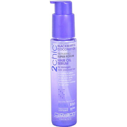 ブラックベリー & ココナッツミルク ウルトラリペア スーパーポーション ヘアオイル セラム 81ml Giovanni ジョバンニのサムネイル