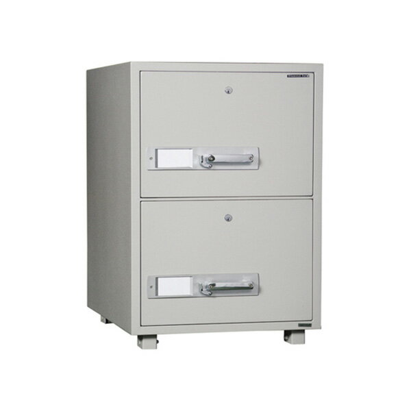 【車上渡し】ダイヤセーフ 耐火キャビネット 2段式オートロック DSF680-2K 1時間耐火 140kg【送料無料】【メーカー直送】 大型【※10月下旬再入荷予定】 2