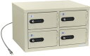 【玄関渡し】貴重品保管庫 充電可能 2列2段 ダイヤルロック LK-304PSE【送料無料】【メーカー直送】 おしゃれ EIKO エーコー 小型 家庭用(3)