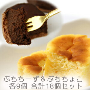 半生チーズとチョコレートケーキ、ぷっちーず ＆ ぷっちょこ 