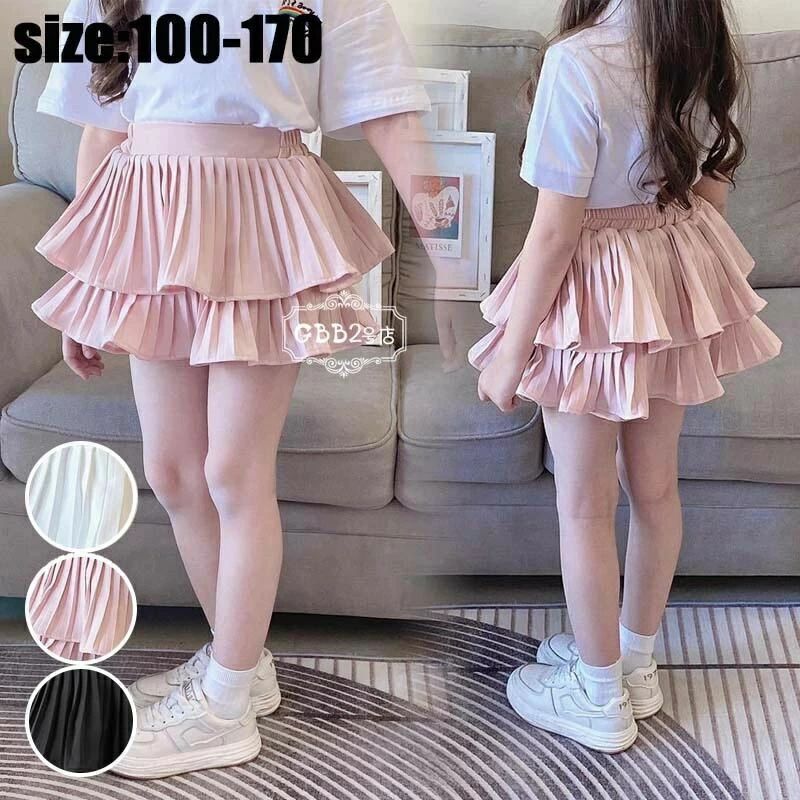 ブラック 160 卒園式/入学式/パーティ 女児 170cm キッズ 130 女の子 プリーツスカート ピンク カジュアル ホワイト 韓国子供服 きれいめ フォーマル 110 可愛い 夏 子ども 150 140 100 ミニ丈スカート 120 公演 学園風 単品売り ボトムス