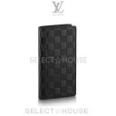 ルイヴィトン】LOUIS VUITTON ルイ・ヴィトン財布 ポルトフォイユ・ブラザ オニキス