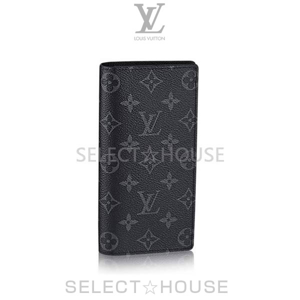 ルイヴィトン【お買い得】】LOUIS VUITTON ルイ ヴィトン財布 ポルトフォイユ ブラザ モノグラム エクリプス