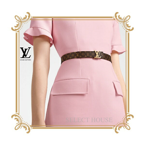 直営店リボンルイヴィトン【新品】【SELECTHOUSE☆セレクトハウス】LOUIS VUITTONルイ・ヴィトン【21p】サンチュール・イニシャル25mm 2