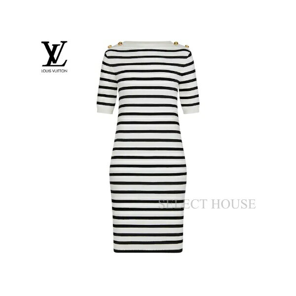 【SELECTHOUSE☆セレクトハウス】【新品】【お取り寄せ15日から25日】【送料無料】【21SS】LOUIS VUITTONセイラーストライプドレス