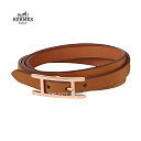 楽天SELECT HOUSE新品 お取り寄せHERMES エルメスブレスレット 《Bracelet Hapi 3, moyen modele》レディースアクセサリーブレスレットブラウンゴールドレザーH066194CC37T2ギフト　記念日　誕生日