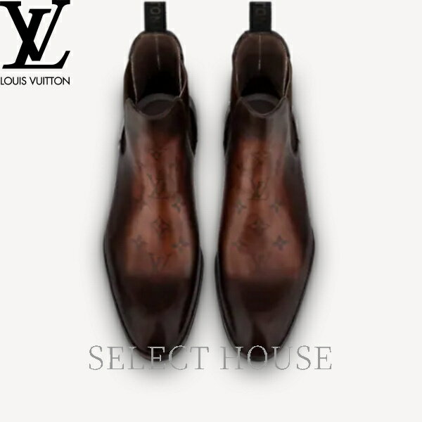 【新作】【送料無料】【SELECTHOUSE☆セレクトハウス】LOUIS VUITTON ルイ・ヴィトン 21AWミニスター・ライン アンクルブーツ