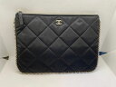 直営店リボン【新品】【お買い得】【SELECTHOUSE☆セレクトハウス】【送料無料】CHANEL シャネル チェーンつきクラッチポーチ 【正規店直接買付品】国...
