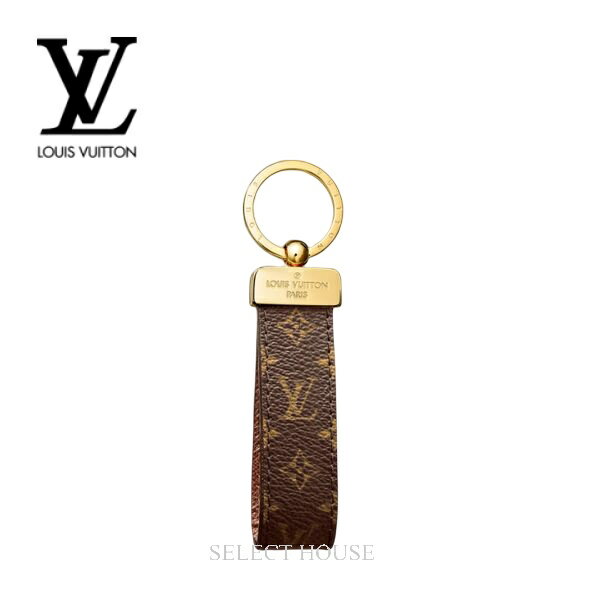 楽天SELECT HOUSEルイヴィトンLOUIS VUITTON ルイ・ヴィトン【SELECTHOUSE☆セレクトハウス】【18/19秋・冬モデル】ポルトクレ ドラゴンヌレディース小物キーホルダーキーリングモノグラムゴールドキャンバスM65221ギフト　記念日　誕生日