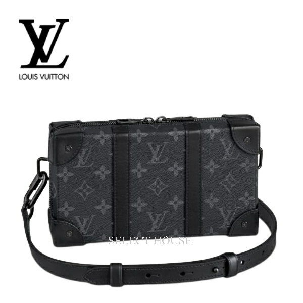 ルイヴィトン【SELECTHOUSE☆セレクトハウス】LOUIS VUITTON ルイ・ヴィトン ソフトトランク・ウォレットメンズバッグボディバッグショルダーバッグ2wayブラックモノグラム・エクリプスキャンバスM69838