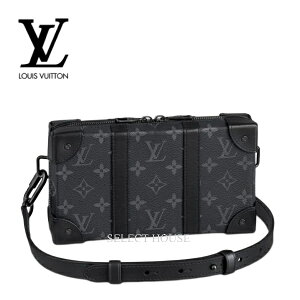 ルイヴィトン【SELECTHOUSE☆セレクトハウス】LOUIS VUITTON ルイ・ヴィトン ソフトトランク・ウォレットメンズバッグボディバッグショルダーバッグ2wayブラックモノグラム・エクリプスキャンバスM69838