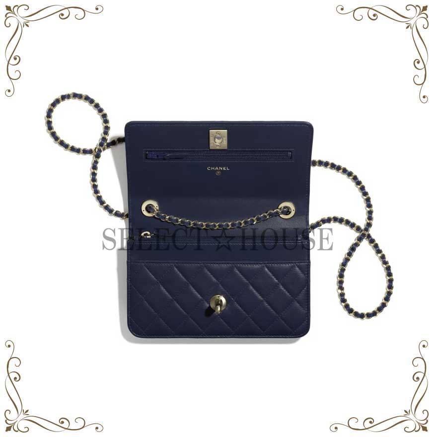 【お取り寄せ】CHANELチェーンウォレット【20A】秋冬メティエダールコレクション【SELECTHOUSE☆セレクトハウス】チェーンウォレット