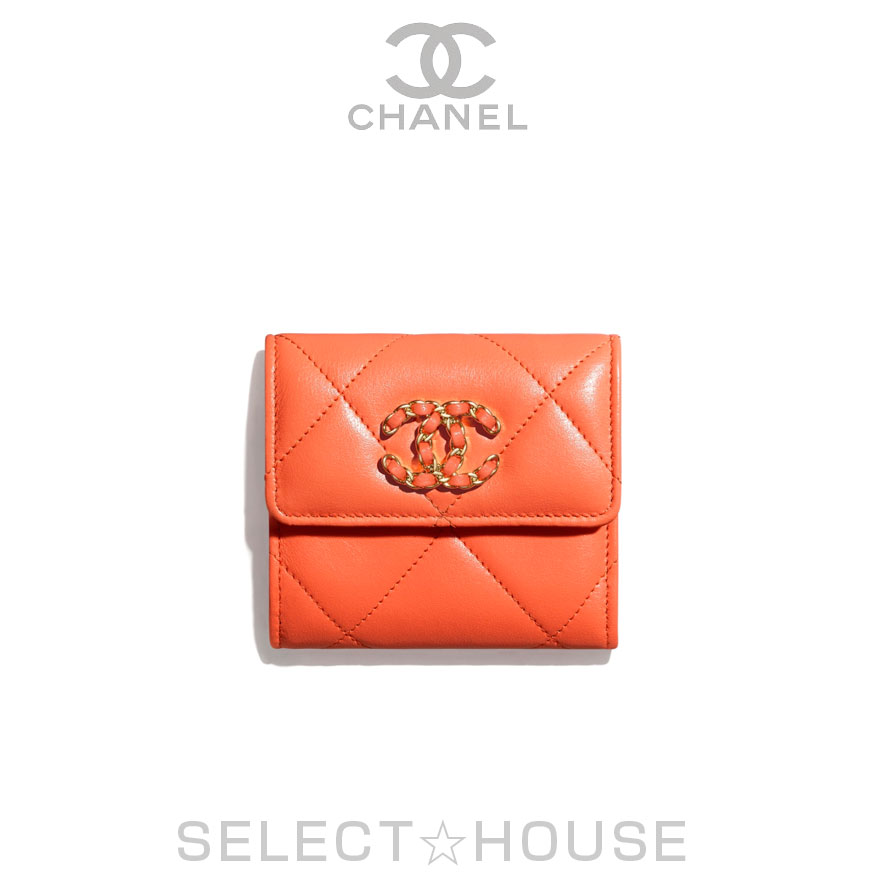 CHANELシャネル【20SS】CHANEL19スモールフラップウォレット【送料無料】【SELECTHOUSE☆セレクトハウス】【海外正規店直接買い付け品】レディースウォレットミニウォレット【20P】20春夏