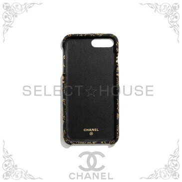 CHANEL シャネル iPhone 7 Plus & 8 Plus クラシック ケース【19A】【SELECTHOUSE☆セレクトハウス】ブラック ゴールド iPhoneケース スマホケース