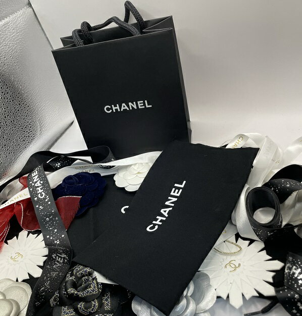 CHANEL 非売品【未使用】【SELECTHOUSE☆セレクトハウス】シャネル CHANEL ロゴ入り保存袋と紙袋セット ギフトに