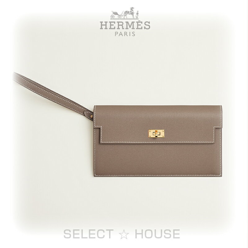直営店リボン正規品 ギフト対応新品 お取り寄せ HERMES エルメス ケリーポケット長財布【正規店直接買付品】のサムネイル