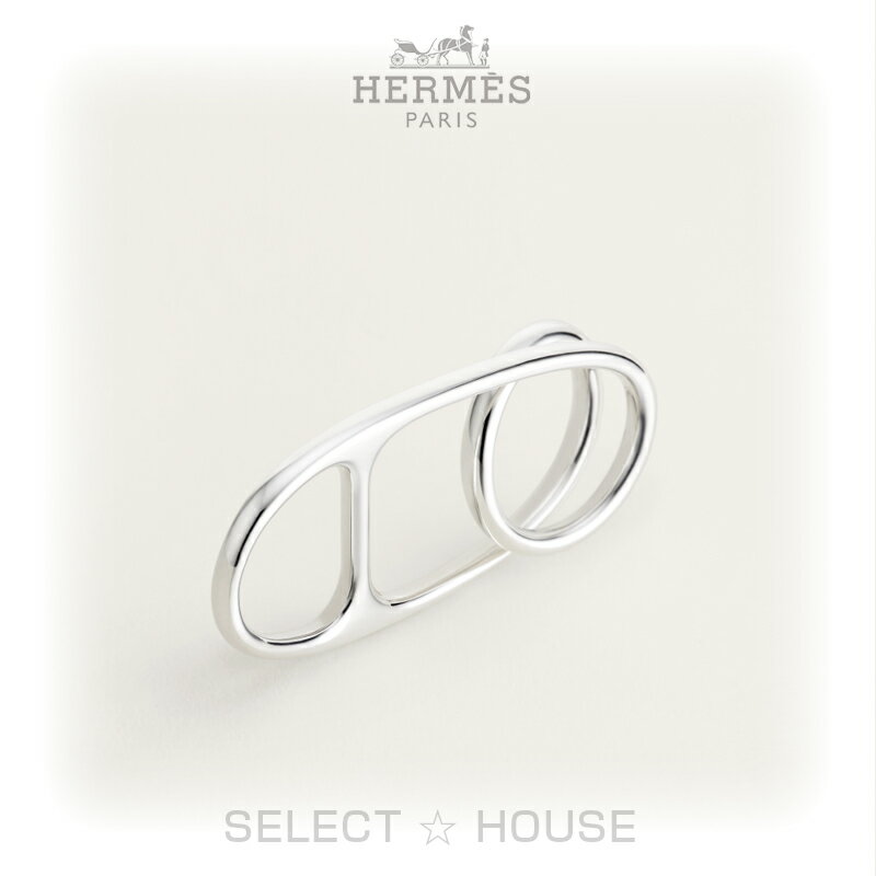 直営店リボン正規品 ギフト対応新品 お取り寄せHERMES エルメストリプルパンクアンカーチェーンリング【正規店直接買付品】のサムネイル