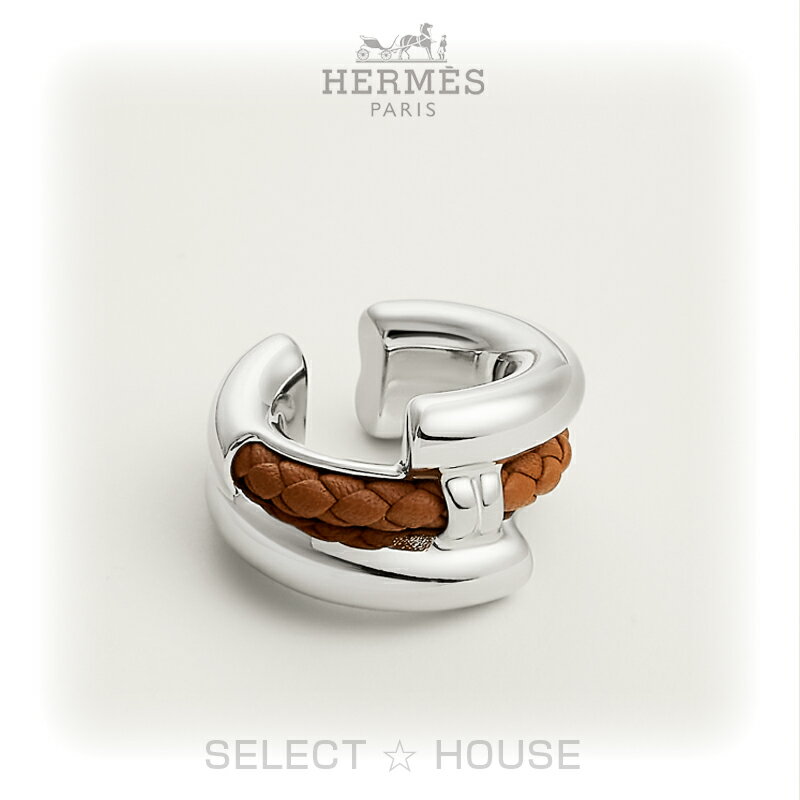 乐天商城 - 直営店 正規品お取り寄せ新品HERMES エルメスねじり編み込みイヤリング【正規店直接買付品】H100216FP37