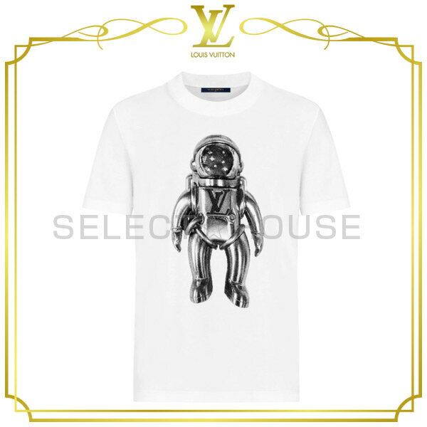 【送料無料】【SELECTHOUSE☆セレクトハウス】【Galaxy Story】LOUIS VUITTON ルイ・ヴィトンジャカードベロアスペースマンTシャツTシャツ