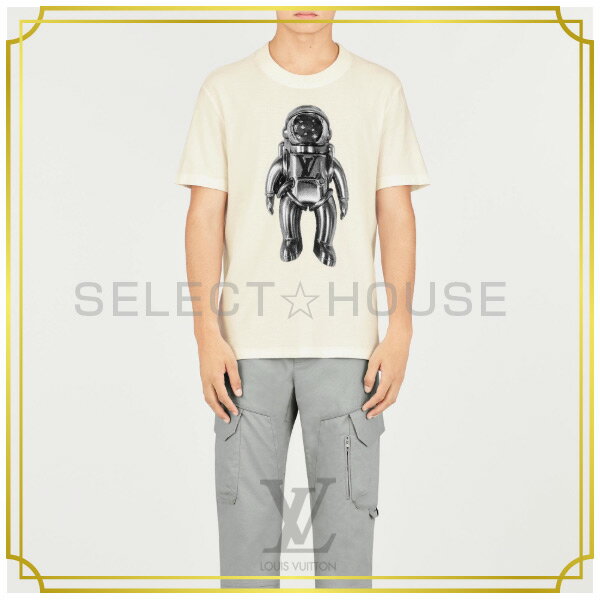 【送料無料】【SELECTHOUSE☆セレクトハウス】【Galaxy Story】LOUIS VUITTON ルイ・ヴィトンジャカードベロアスペースマンTシャツTシャツ