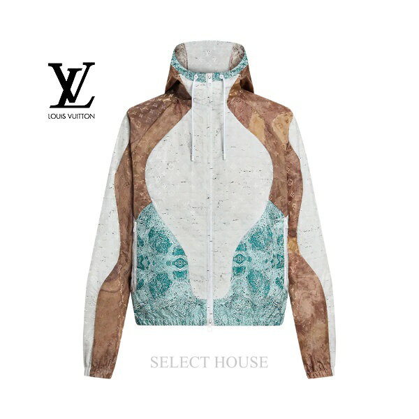 【新品】【お取り寄せ15日から25日】【SELECTHOUSE☆セレクトハウス】【送料無料】【21aw】LOUIS VUITTONモノグラムマーブルウインドブレーカー