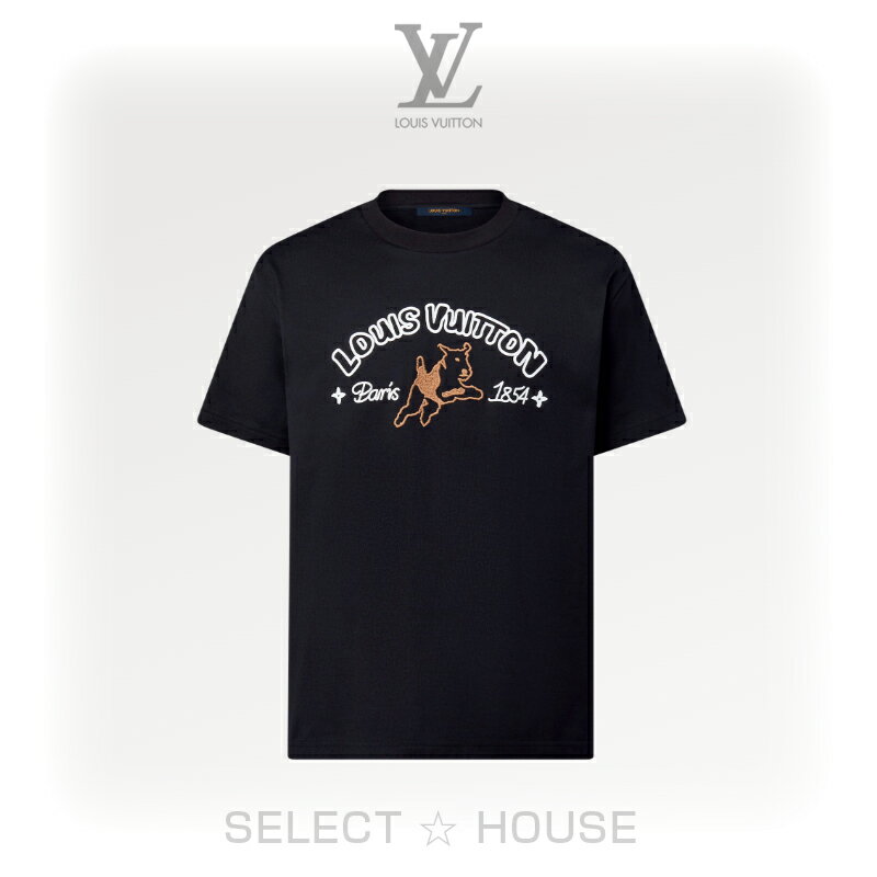 ルイ ヴィトン新品SELECTHOUSEセレクトハウス LOUIS VUITTONルイ・ヴィトンエンブロイダードコットンTシャツ