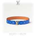 ルイヴィトン ベルト（メンズ） ルイヴィトン新品SELECTHOUSE セレクトハウスLOUIS VUITTONルイ・ヴィトンベルト・LV イニシャル 40MM リバーシブル