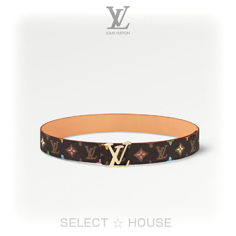 ルイヴィトン 新品LOUIS VUITTONSELECT HOUSEセレクトハウスルイ・ヴィトンベルト・LV タグ 40MM リバーシブル