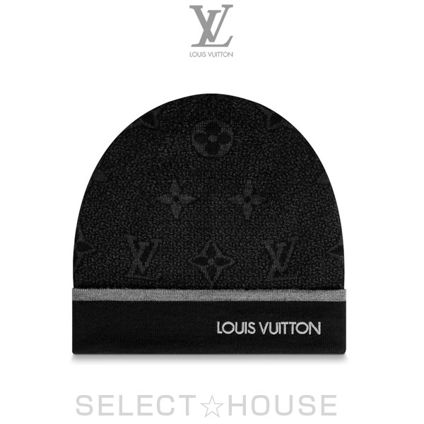 楽天SELECT HOUSEルイヴィトンLOUIS VUITTON ボネ マイ・モノグラム・エクリプス【ニットキャップ】【お取り寄せ】【SELECTHOUSE☆セレクトハウス】ルイ・ヴィトン キャップ ニットキャップ ビーニー メンズ