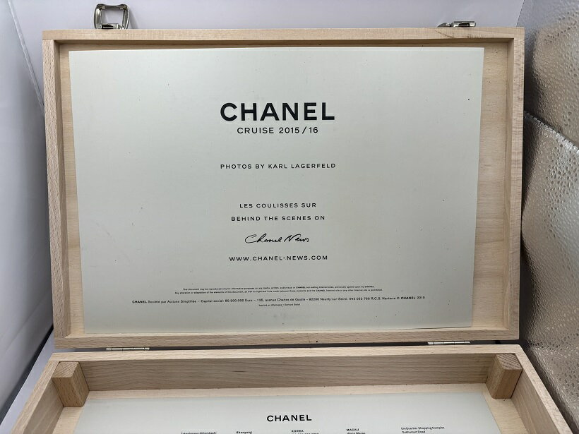 シャネル 非売品 CHANEL シャネル ウッドケース ユーズド シャネル ノベルティ コレクション コレクター シャネラー