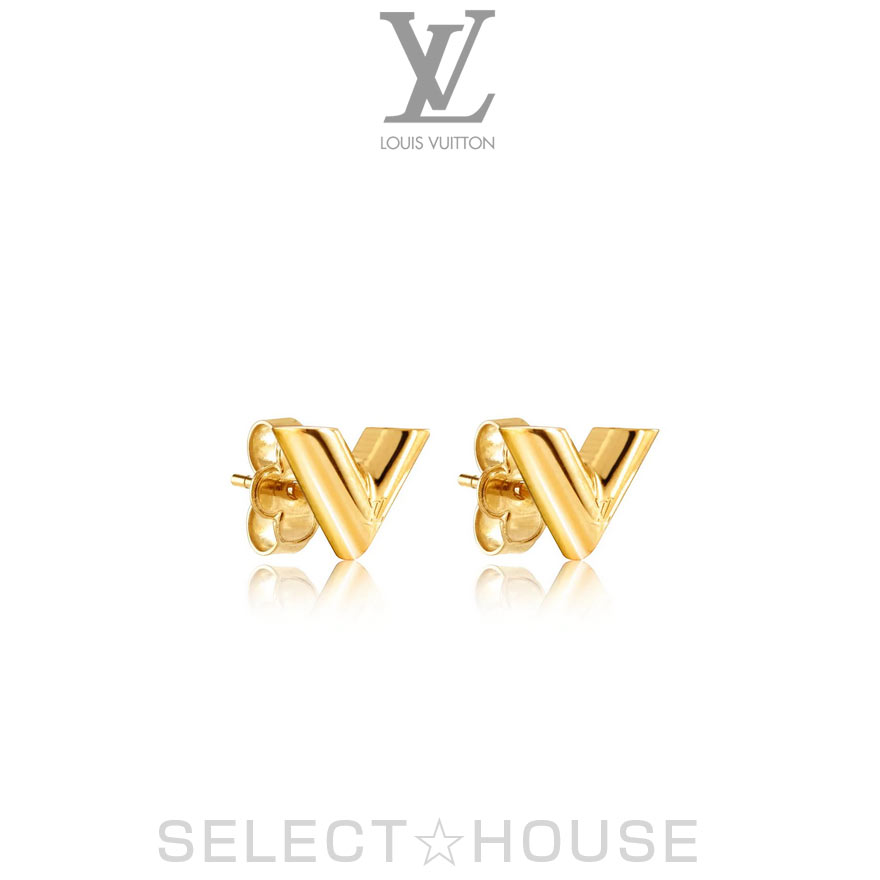 LOUIS VUITTONルイ・ヴィトン【20SS】スタッズ イヤリング・エセンシャル V【送料無料】【SELECTHOUSE☆セレクトハウス】レディース ピアス アクセサリー