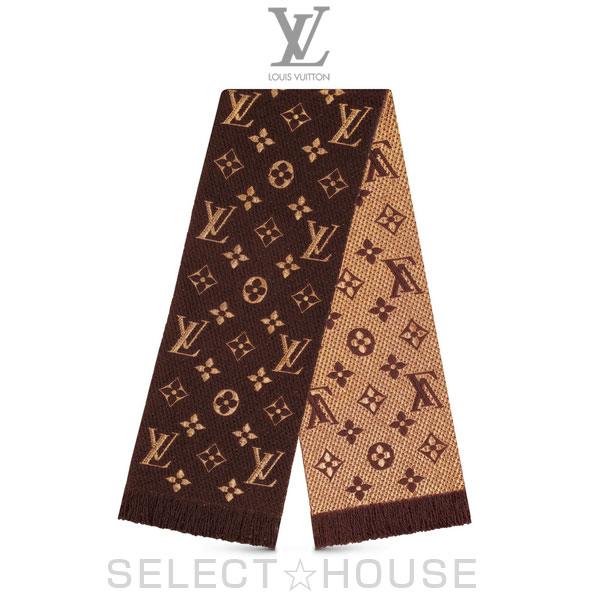 LOUIS VUITTON ルイ・ヴィトン エシャルプ・ロゴマニア シャイン【送料無料】【SELECTHOUSE☆セレクトハウス】【20秋・冬】スカーフ マフラー