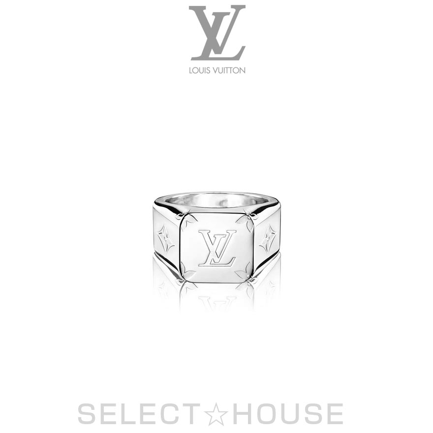 LOUIS VUITTONルイ・ヴィトン【20SS】シグネットリング モノグラム【送料無料】【SELECTHOUSE☆セレクトハウス】メンズ アクセサリー リング 指輪 20春夏