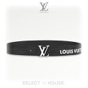 ルイヴィトン ベルト（メンズ） ルイヴィトン新品【新品】【SELECTHOUSE☆セレクトハウス】LOUIS VUITTONルイ・ヴィトンベルト・LV イニシャル 40MM リバーシブル