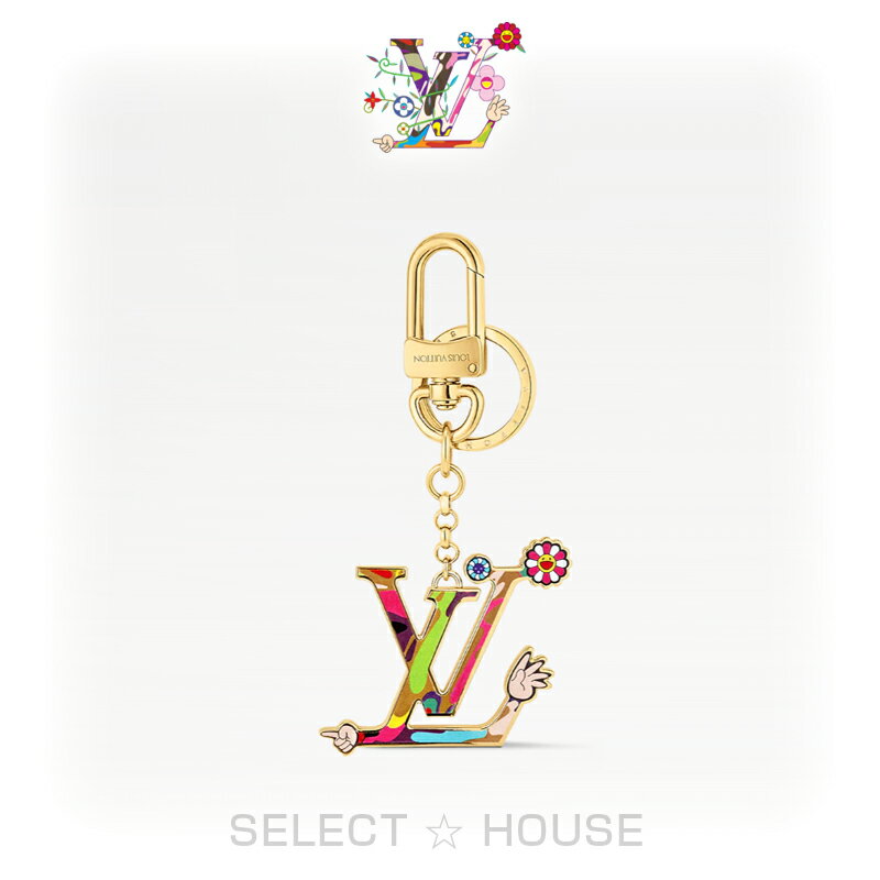 直営店リボン正規品 ギフト対応1月納品予定 ルイヴィトンお取り寄せ新品日本限定LV × 村上隆LOUIS VUITTONルイ・ヴィトンLV × TM キーホルダー・LV アイコニック スーパーフラットのサムネイル