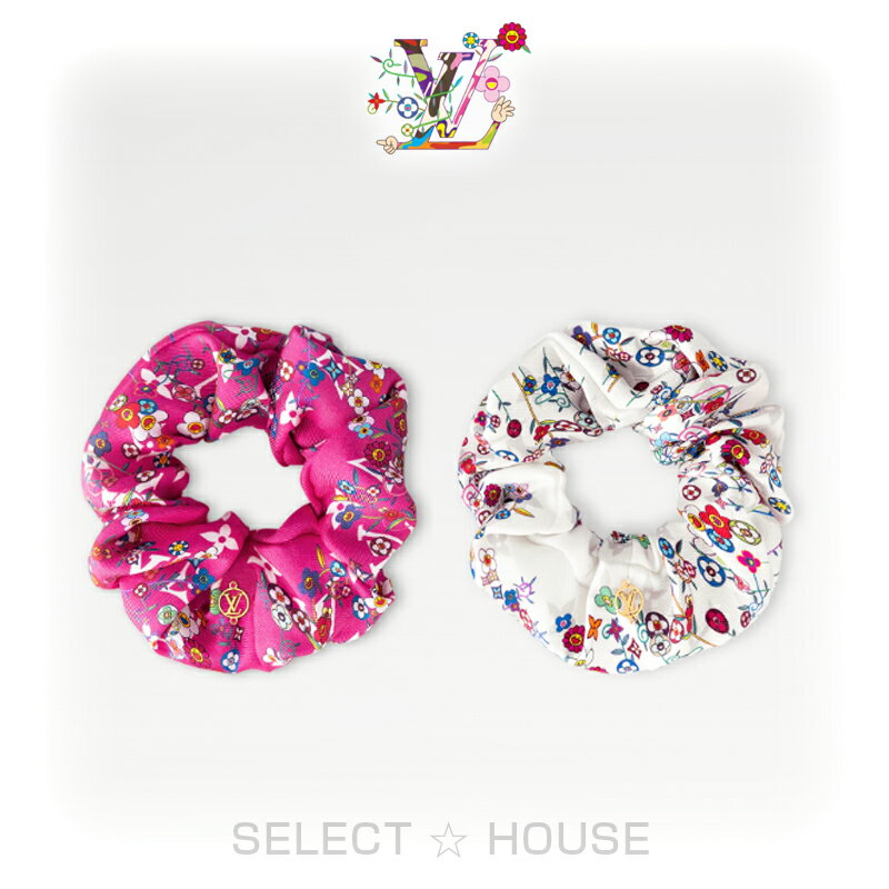 直営店リボン正規品 ギフト対応1月納品予定 ルイヴィトンお取り寄せ新品日本限定LV × 村上隆LOUIS VUITTONルイ・ヴィトンLV × TM セット シュシュ・スーパーフラットのサムネイル