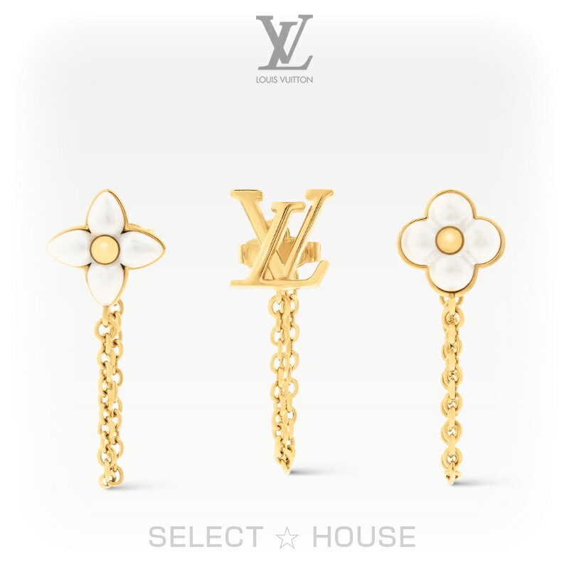 楽天ブランドショップ　SELECTHOUSE直営店 正規品 ルイヴィトンお取り寄せ新品LOUIS VUITTONルイ・ヴィトンピアス・LV フローラグラム セット3